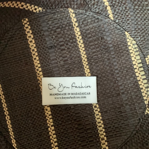 Be Your Fashion Wide Brimmed Adjustable Hat Tan - Picture 4 of 6